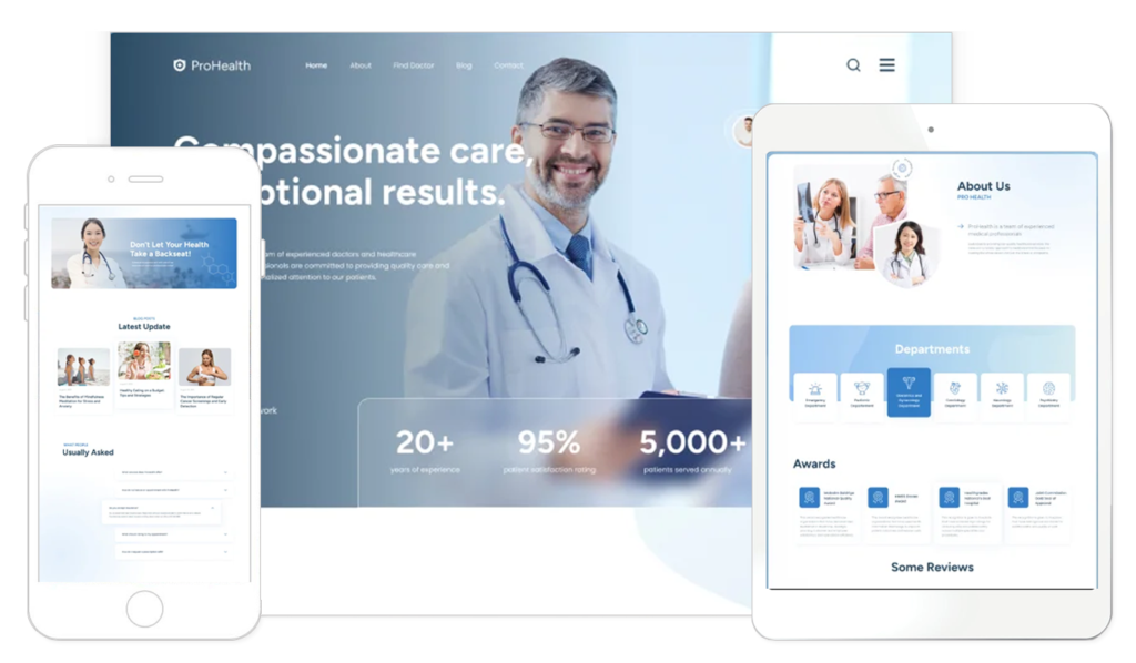 Medical Appointment Booking Interface with Calendar